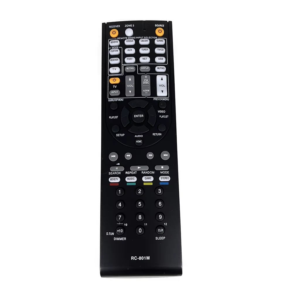 R RC-801M Thích hợp cho Bộ thu AV Onkyo Anqiao Điều khiển từ xa hồng ngoại TX-NR616 TX-NR709 TX-SR50