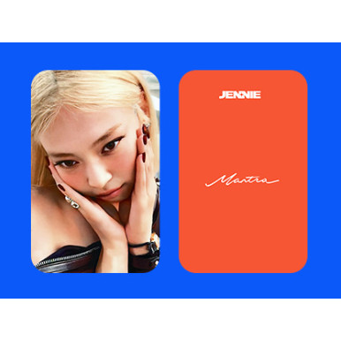 2-16 Chiếc BP JENNIE Mantra Lomo Cards LISA SOLO ROCK STAR WORLD TOUR TẠI CINEMAS SINH RA HỒNG Photo