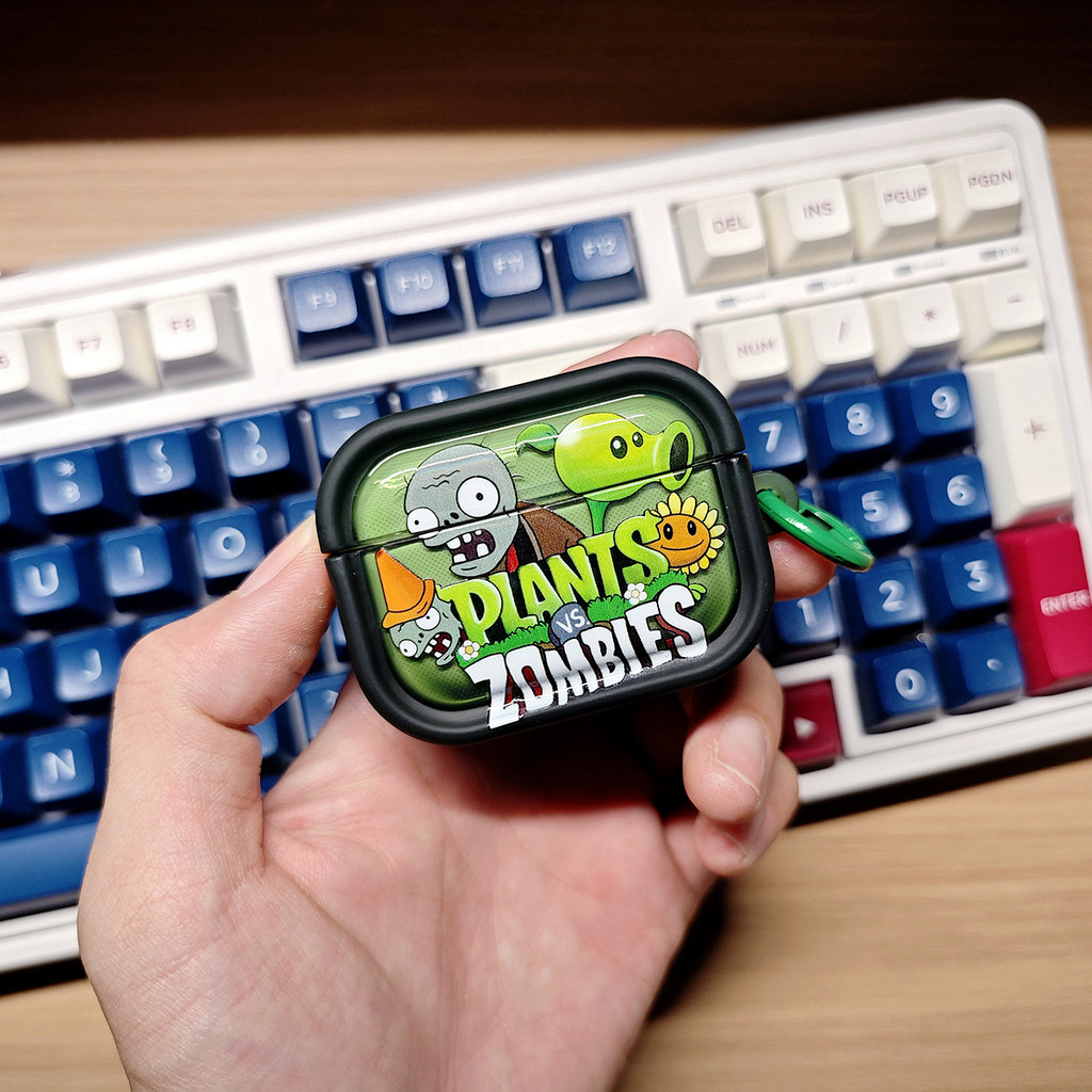 Dành Cho AIRPODS 4 ANC PRO3 2 / 1 / 2 / 3 Vỏ Bảo Vệ Plants VS Zombies Vỏ TPU Màu Trong Suốt