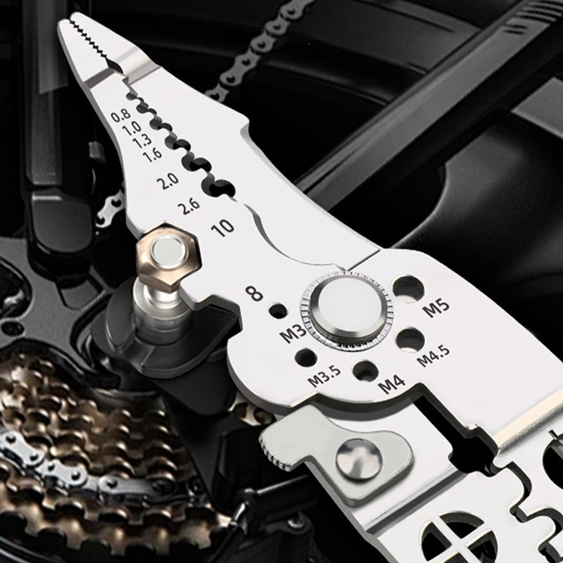 [HCM] Kìm tuốt dây điện đa năng 12 trong 1, Kìm điện đa năng Thép gió HSS -GI888