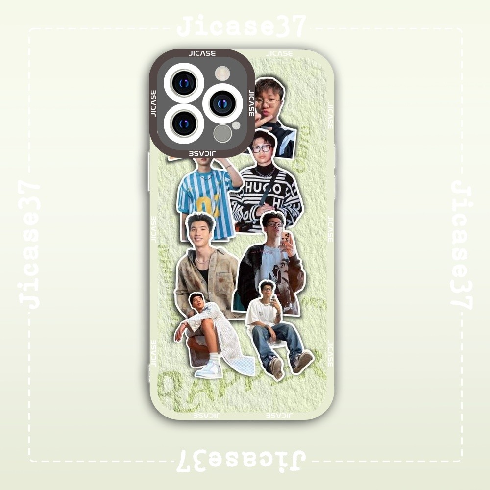 Ốp lưng iPhone Cạnh Vuông Samsung Xiaomi Oppo mẫu nhiều người MCK Hieuthuhai LowG Obito họa tiết pho