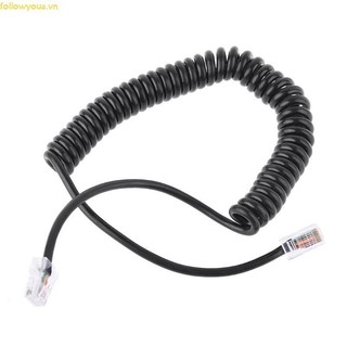 Fol 8Pin RJ45 sang RI45 Mic Micro Cáp Nối Dài Cho ICOM HM-98 HM-133 HM-133V