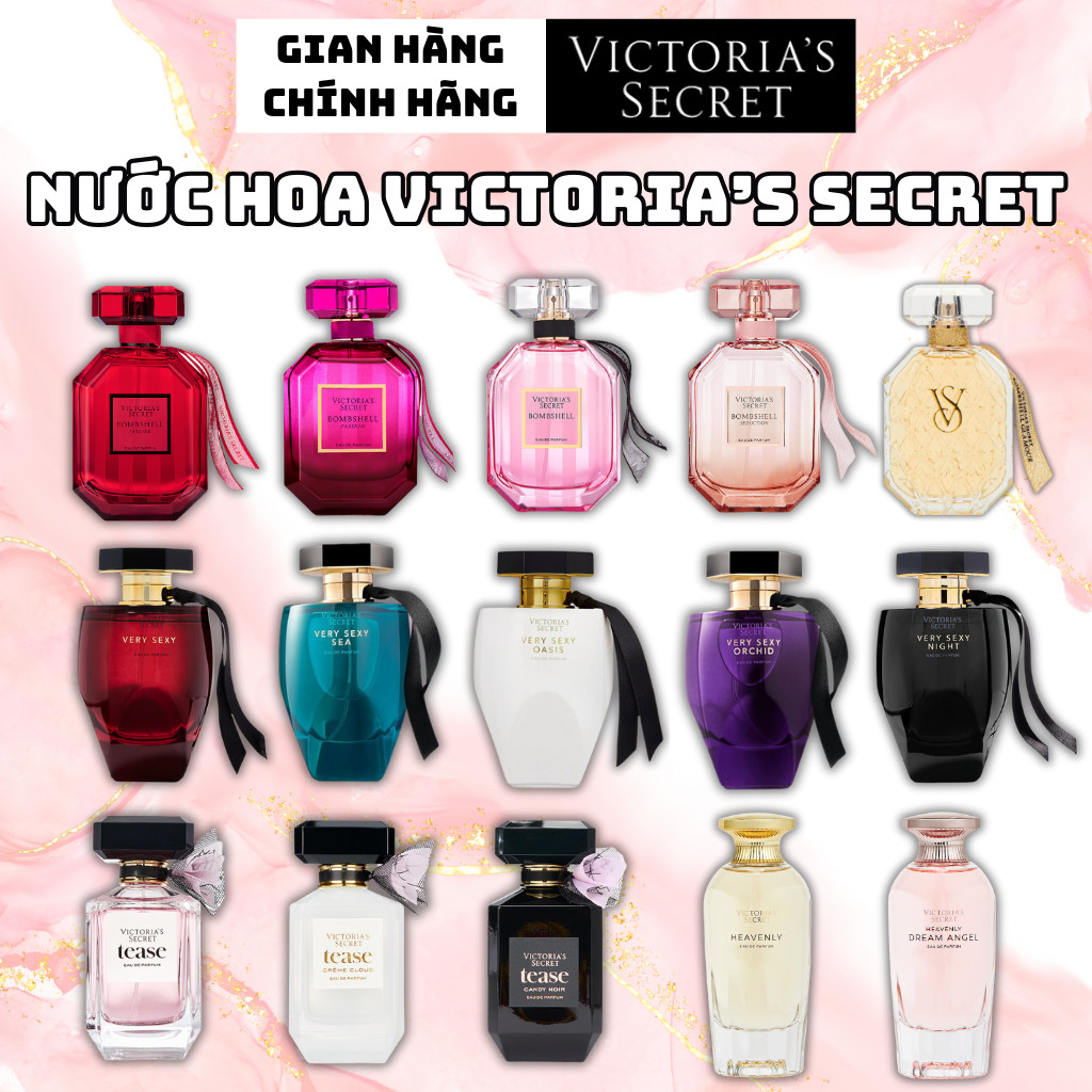 Nước Hoa Victoria's Secret Chính Hãng, Nước Hoa Nữ Thơm Lâu Victoria's Secret 50ml/100ml, Nước Hoa Nữ Học Sinh
