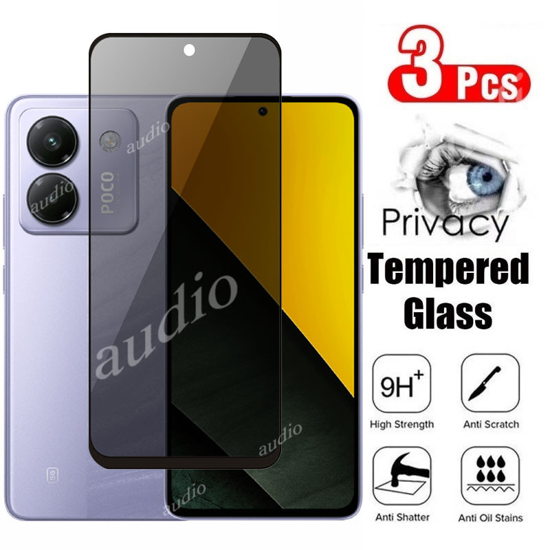 Poco M7 Pro 5G Bảo Vệ Màn Hình Riêng Tư Kính Cường Lực Bảo Vệ Cho POCO M7 Pro POCO M7Pro 5G Kính Chố