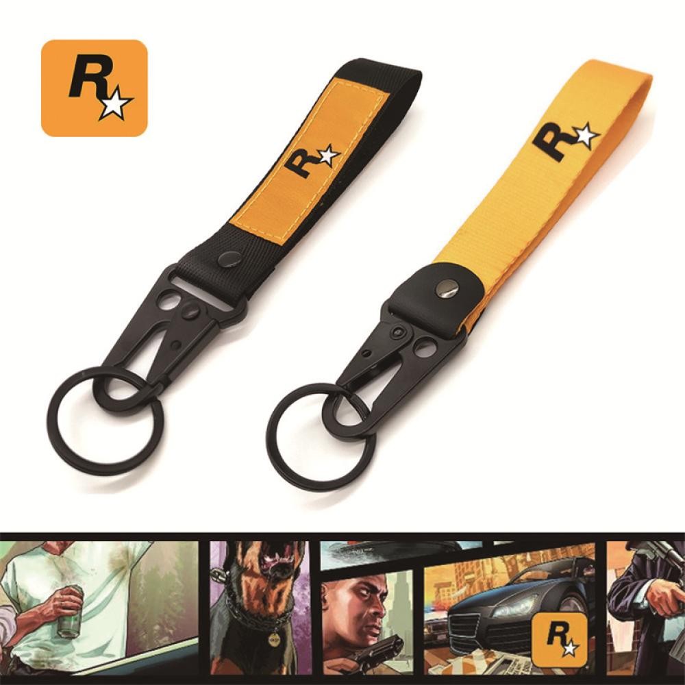 Mt Muti-Pendant Móc Chìa Khóa Nylon Móc Khóa Trò Chơi GTA Auto 5 Xe Keyfob Phụ Kiện Xe Máy