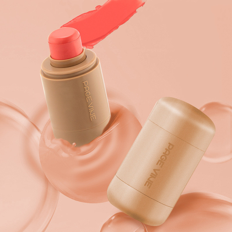 PAGE VINE Son má hồng dạng que bán chạy xuyên biên giới, phấn highlight sáng, son mờ tự nhiên, lâu t