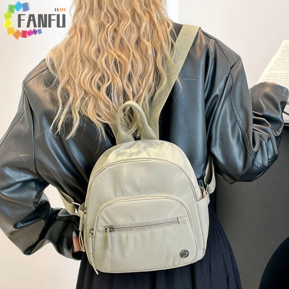Fanfuzouzu Ba lô Nylon nữ thời trang sáng tạo hàng ngày