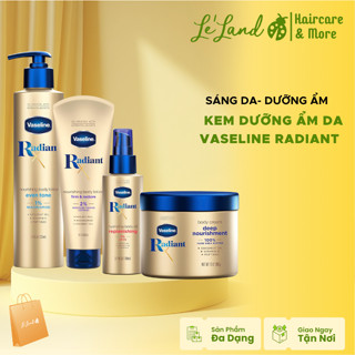 Kem dưỡng ẩm body Vaseline Radiant X Deep Nourishment Body Cream 100% Pure Shea Butter