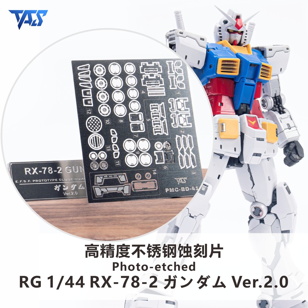 Bộ phận khắc TAS cho RG 1 / 144 RX-78-2 2.0