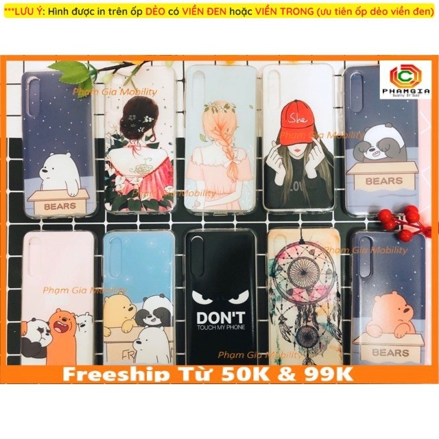 Ốp dẻo siêu cute in hình cho Vsmart Live