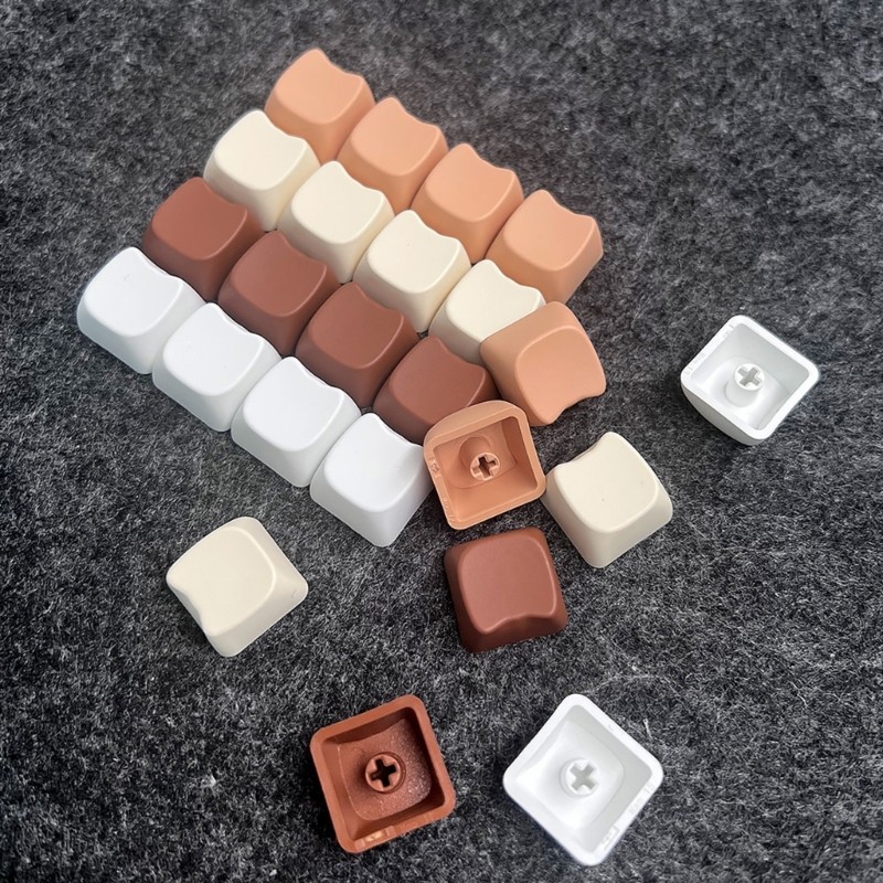 PCF * PBT MAO Profile Bàn phím cơ Keycaps với hình đầu mèo Keycap cho 6 25u 7u Space