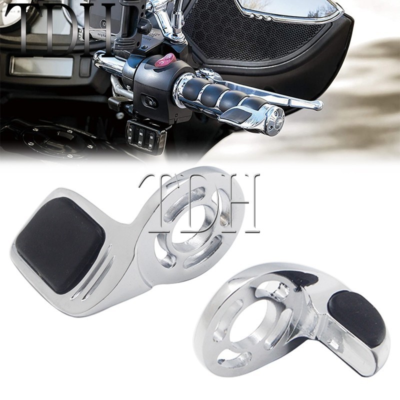 TH Stiletto Phong Cách Điều Khiển Tay Ga Hỗ Trợ Cramp Dừng W / Miếng Lót Cho Suzuki Boulevard M109R 