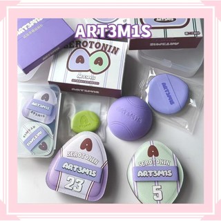 Art3m1s Puff ngón tay đệm không khí đổ xô hai mặt kẹo bông Kim Cương em gái trang điểm nhung Puff