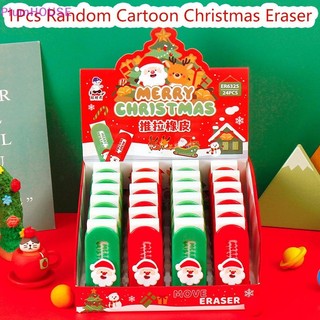 Plumhouse Kawaii Ông Già Noel Đẩy Kéo Cao Su Tẩy Dụng Cụ Vẽ Tẩy Sinh Viên Văn Phòng Phẩm Giải Thưởng Trường Văn Phòng Vật Dụng Quà Tặng Giáng Sinh VN