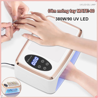 Nail World Máy hơ gel 300W/90 UV LED SUN MATE-60 Đèn làm móng tay LED/UV Máy hơ gel Plug in Đèn gối tay