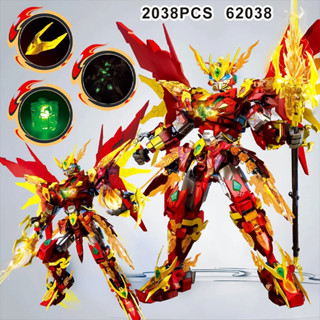 Đồ chơi Lắp ráp Mô hình LY 62073 Black Mecha Wukong Qitian Monkey King LY 62038 Suzaku Zhang Fei Mecha