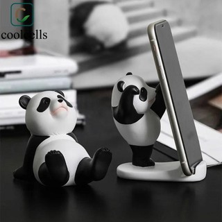Giá đỡ điện thoại di động COOLCELLS Panda, Giá đỡ hình gấu trúc Giá đỡ điện thoại, Giá đỡ điện thoại lười biếng bằng nhựa dễ thương Giá đỡ điện thoại di động sáng tạo Trang trí bàn làm việc