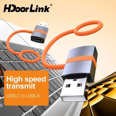 Hdoorlink USB Bộ Chuyển Đổi USBOTG USB3.0 / IOS Sang Loại C Bộ Chuyển Đổi Sạc Nhanh Cho Điện Thoại Laptop Máy Tính