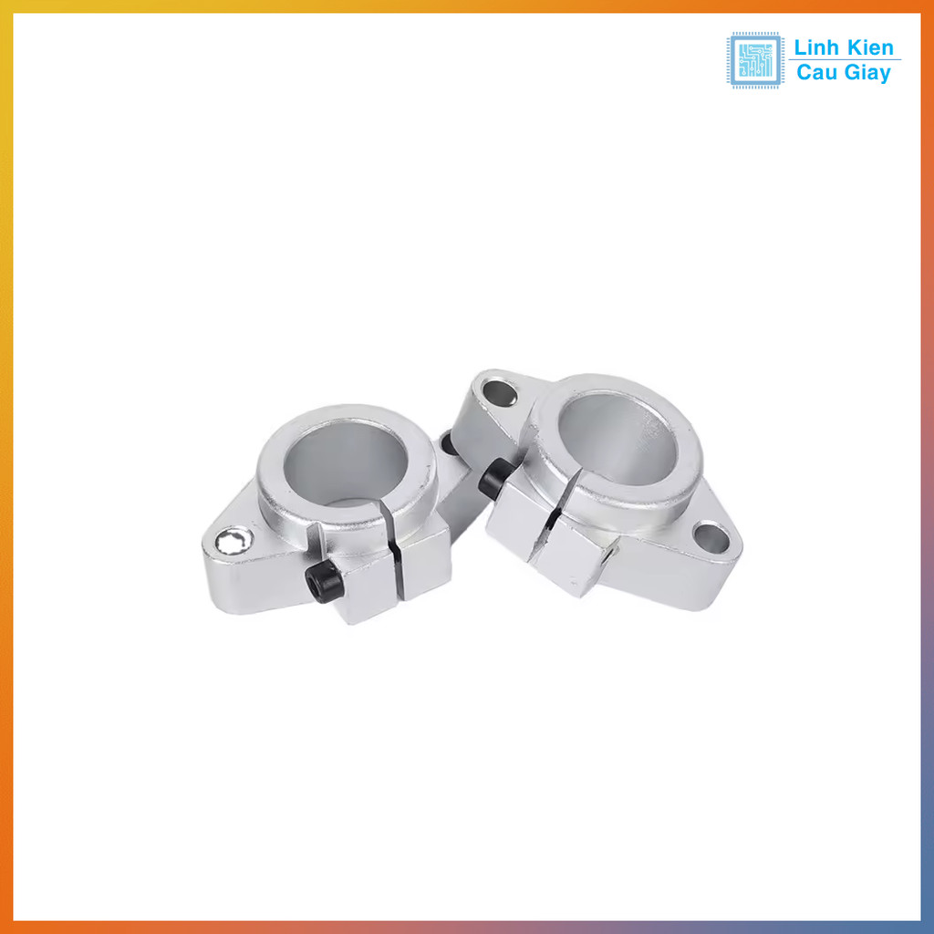 Kẹp trục ngang, Gối đỡ ti trượt tròn ngang SHF8, SHF10, SHF12, SHF16, SHF20