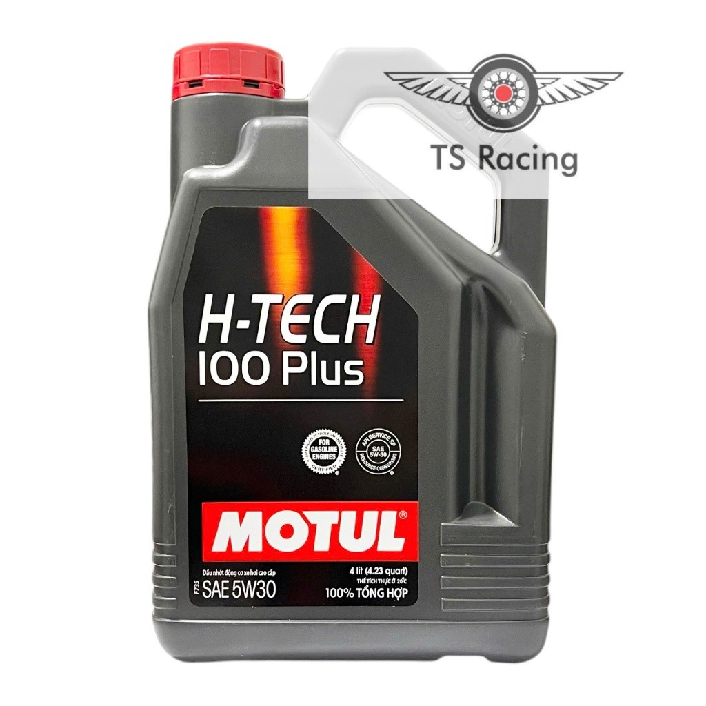 Nhớt motul h-tech 100 plus 5w30 4L - xe hơi xe ô tô xe tải