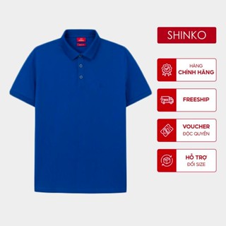 Áo Polo Nam SHINKO Cao Cấp, Màu Navy Xanh Than, Form Regular Giấu Bụng MP037-NV