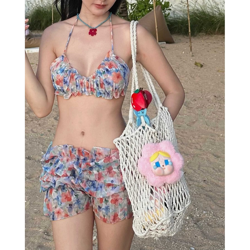 RICH-THEY Bộ Bikini Phong Cách Nghỉ Hè Mới, Đồ Bơi Hở Lưng Cho Nữ-V396 | BigBuy360 - bigbuy360.vn