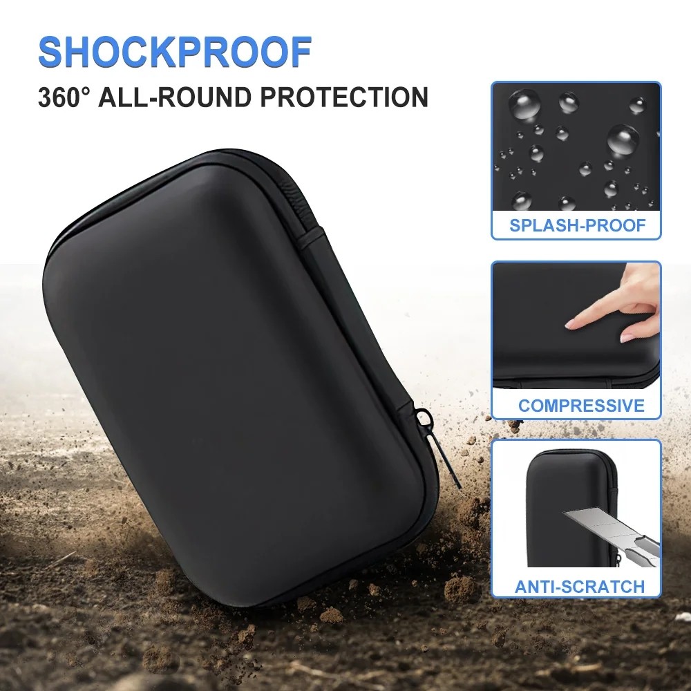 Hộp đựng du lịch Túi đựng du lịch chống trầy xước có túi lưới Bảo vệ du lịch cho Anbernic RG34XX / K36 / R36S / R35S