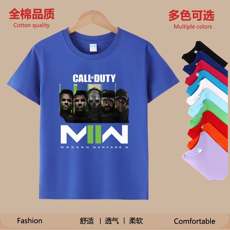 Call Of Duty Modern Warfare Task Force 141 Học sinh Áo thun Cotton