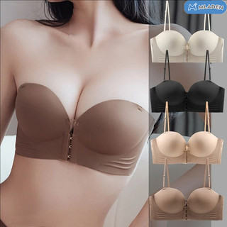  Áo lót nữ cài trước nâng ngực,Áo ngực su không dây cài trước,Áo Ngực Để Thu Thập Ngực Bên 