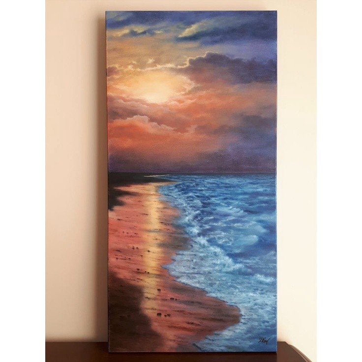 TOAN VẼ TRANH CANVAS/ size 30X50cm/ 30x60cm