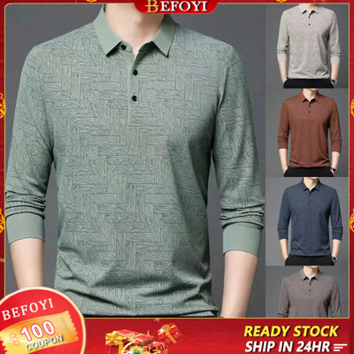 Áo sơ mi nam Polo dài tay Áo thun công sở dáng rộng Cổ áo thường ngày WW18