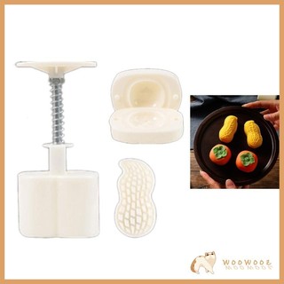 Woow 3D Đậu Phộng Hồng Bánh Trung Thu Khuôn Trung Thu Lễ Hội Bánh Trung Thu Máy Làm Bánh Trung Thu Tem Cookie Áp Lực Tay Bánh Trung Thu Nướng Bánh