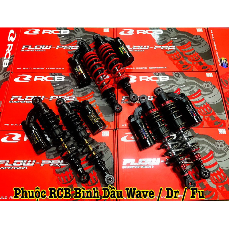 Phuộc Sau RCB Mẫu FLOW PRO Dùng Cho Wave / Dream / FUTURE / RS / PG1 ( Size : 335MM ) Hàng Chính Hãn