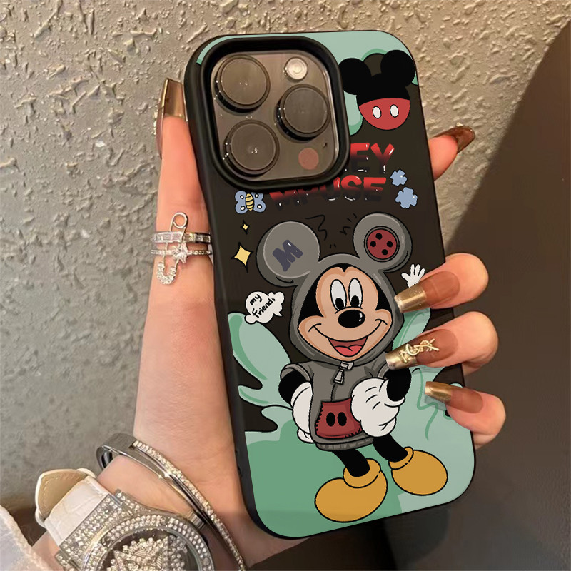 ốp lưng iPhone 11 12 13 14 15 16 Pro Max Disney cute Mickey creative  Tương thích với iPhone 11 13 1