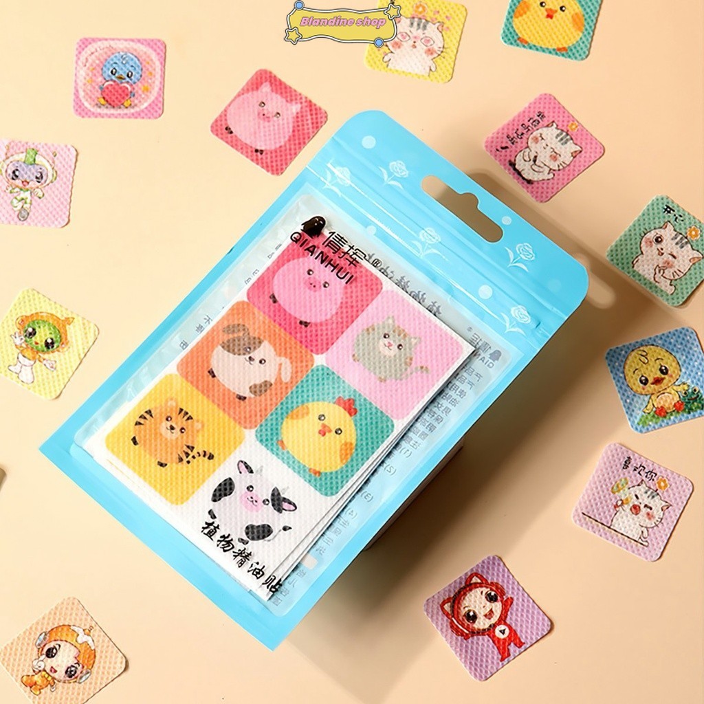 Miếng Dán Chống Muỗi Nhật Bản 36 miếng/hộp Cho Trẻ Em Cao Cấp Chống Muỗi Suốt 24h Liên Tục-BDINE