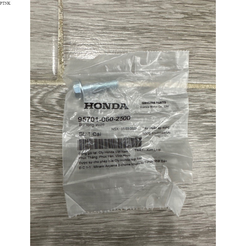BULONG HONDA 6X25 XÀI NHIỀU DÒNG XE (957010602500) /PTNK