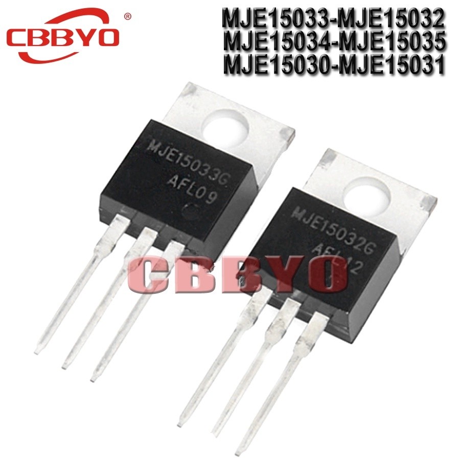 10 Chiếc (5 Chiếc MJE15033G + 5 Chiếc MJE15032G) MJE15033 MJE15032 Ống Khuếch Đại Công Suất TO-220 Â