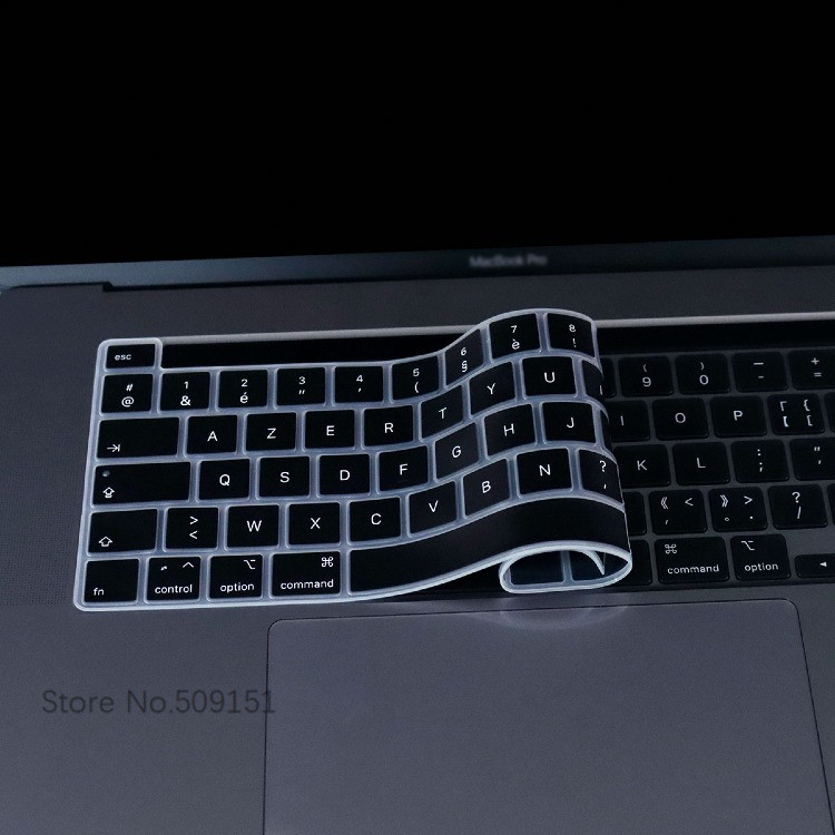 Azerty Pháp Bàn Phím Bao Da Phiên Bản EU Cho MacBook Pro 13 inch 2020 A2289 A2251 A2338 M1 Chip Cho 