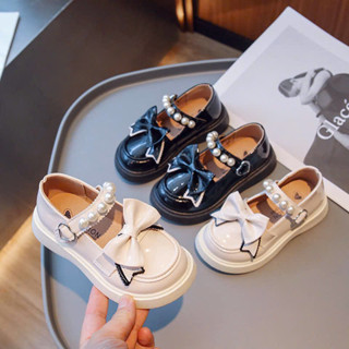 Giày búp bê cho bé gái da PU mềm êm chân - Hài đính nơ sang chảnh cho bé  fullbox mã mới Moca812