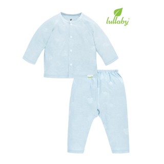 Lullaby - Bộ quần áo cài giữa raglan NH620P, Bộ dài tay cho bé sơ sinh