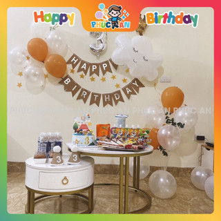 Bóng phao số 40cm mừng sinh nhật hpbd phụ kiện sinh nhật Phúc An