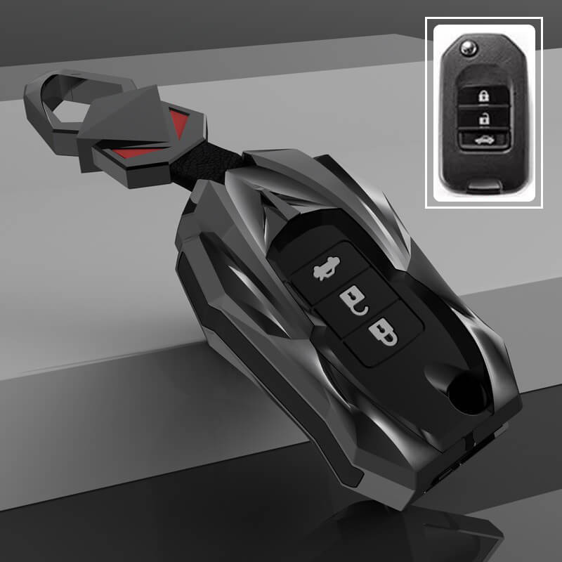 Batman Kim Loại Xe Chìa Khóa Dành Cho Cũ Honda WRV CRV Thành Phố Civic FC BRV Accord HRV Jazz Brio