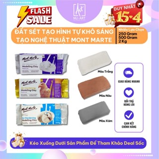 Đất Sét Tự Khô Sáng Tạo, Tạo Hình, Điêu Khắc, Handmade DIY Mont Marte - Bịch 250/500/2000 gram
