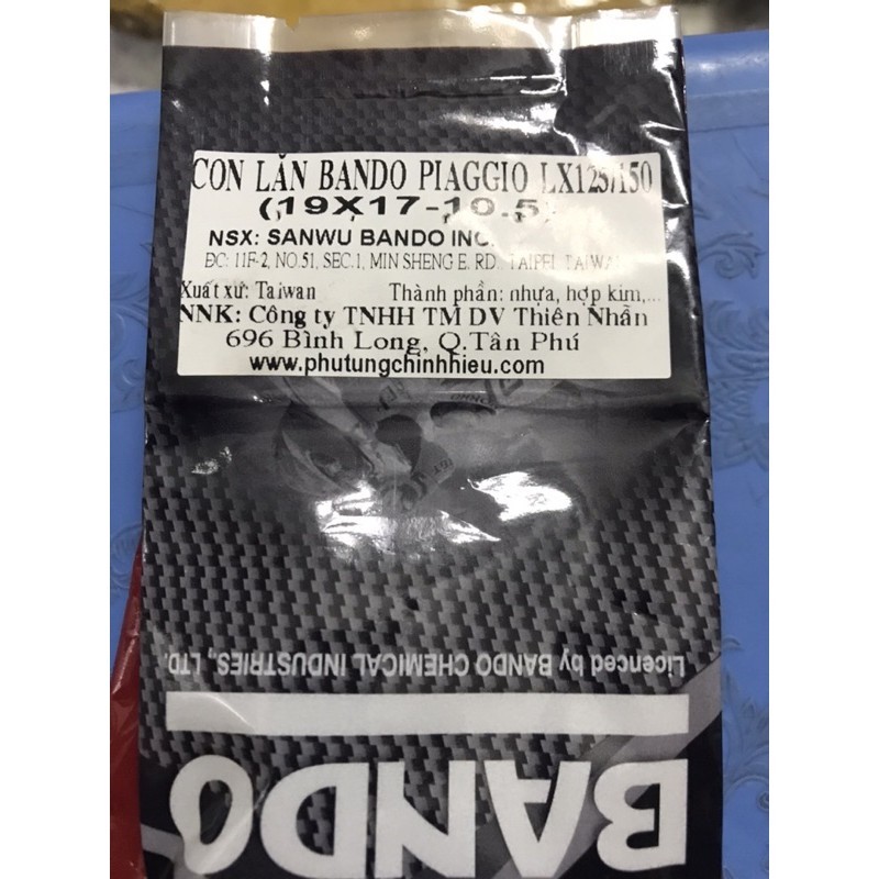 Bộ bi nồi xe Vespa Lx 125/150 thương hiệu Bando