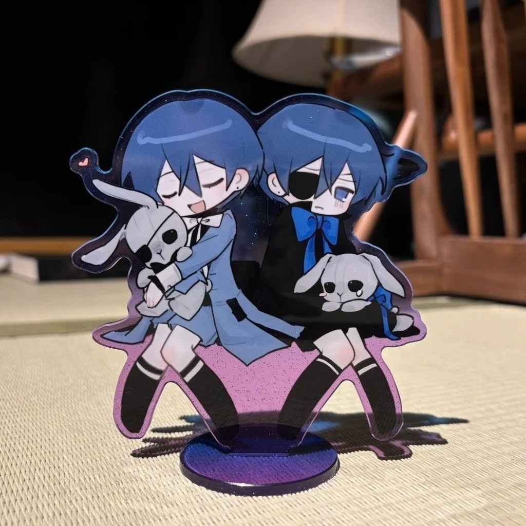 Black Butler Ciel Phantomhive Sebastian · Michaelis acrylic trang trí bàn đứng