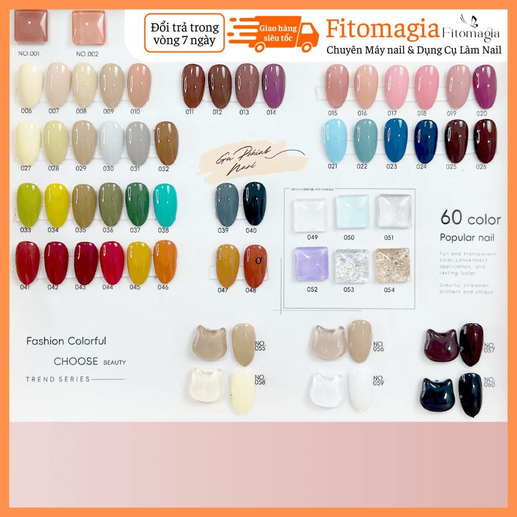 [Fitomagia03] (NO031 - 060) Sơn Color UV Gel FITOMAGIA Chính Hãng (60 MÀU) BÁN LẺ