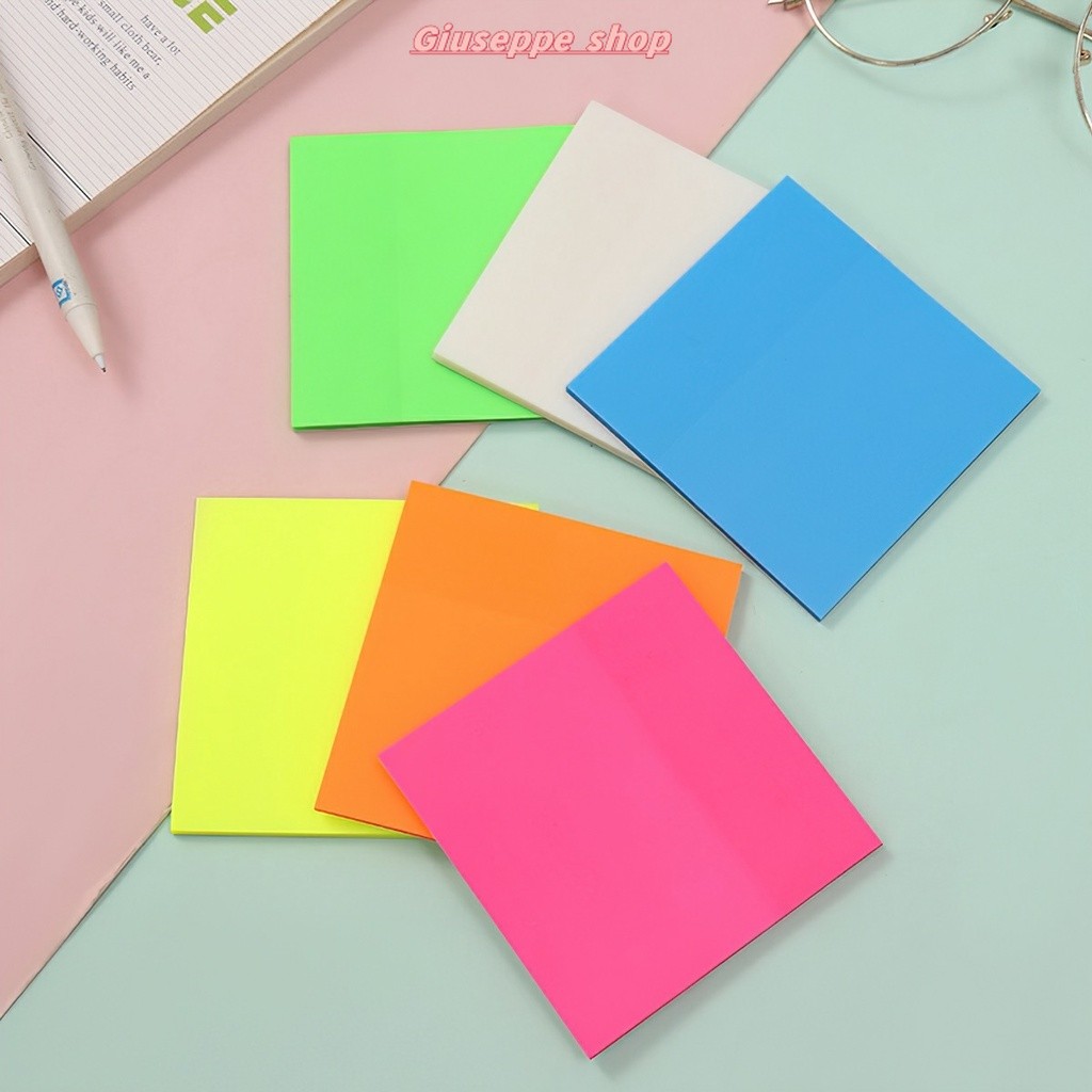 Giấy note trong suốt kích thước 7.5*7.5cm - GIUSE