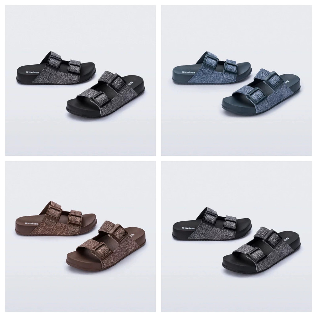 Dép Sandal Melissa Flat Double Buckle Flat Dép