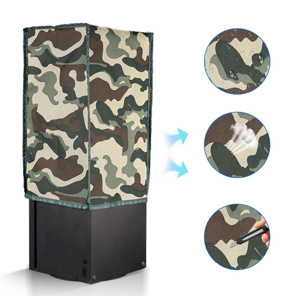 Bảo vệ chống nước dọc cho bảng điều khiển Xbox Series X Chống trầy xước Vỏ chống bụi cho phụ kiện Xb