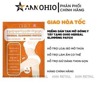  Miếng Dán Giảm Mỡ Bụng Đông Y Tây Tạng Ohio Slimming Patch  Chính Hãng  